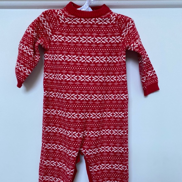 Little Me Christmas Coverall - Picture 1 of 1